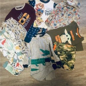 Pajamas boys 6 sets in total size 3t